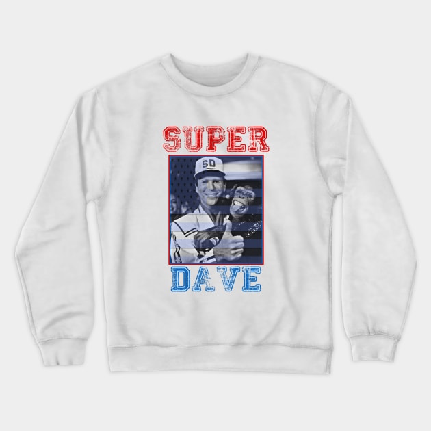 Super Dave Crewneck Sweatshirt by Spilled Ink